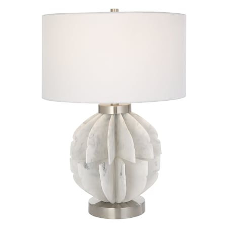 Uttermost Repetition 25" Tall Marble Table Lamp White