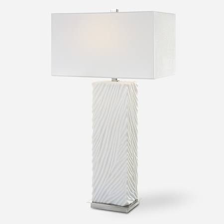 Uttermost Pillar 32" Tall Buffet Table Lamp White