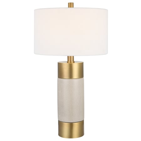 Uttermost Adelia 31" Tall Ceramic Table Lamp Ivory / Brass