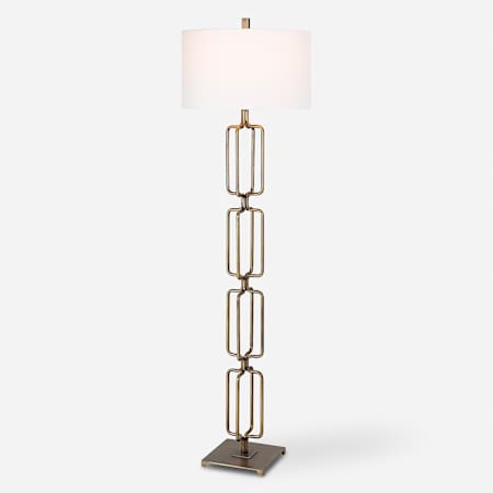 Uttermost Link 67" Tall Buffet Floor Lamp Brushed Gold