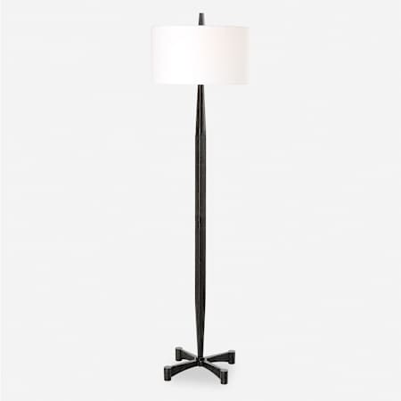 Uttermost Counteract 68" Tall Buffet Floor Lamp Aged Black