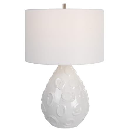 Uttermost Loop 25" Tall Ceramic Table Lamp White