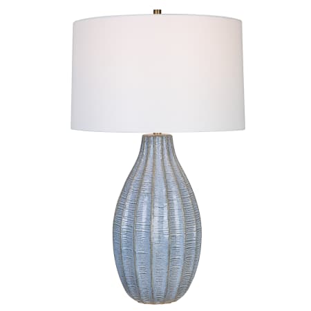 Uttermost Veston 28" Tall Ceramic Table Lamp Blue
