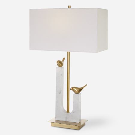 Uttermost Songbirds 30" Tall Buffet Table Lamp Multi-Colored