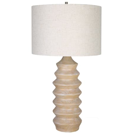 Uttermost Uplift 30" Tall Table Lamp Bleached Wood