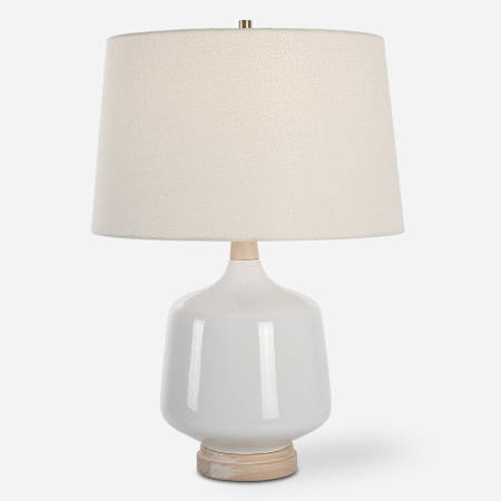 Uttermost Opal 25" Tall Buffet Table Lamp White