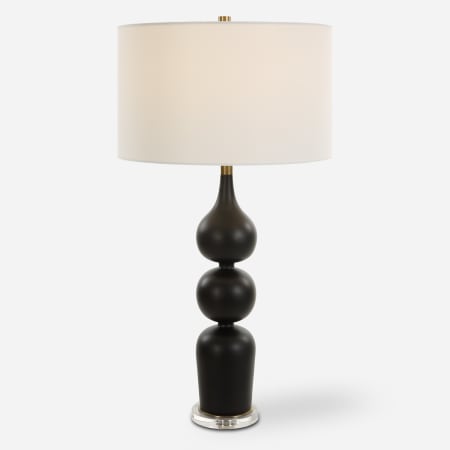 Uttermost Caviar 33" Tall Accent Table Lamp Matte Black