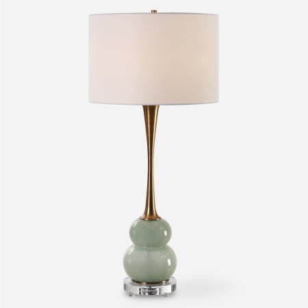 Uttermost Sanctuary 36" Tall Buffet Table Lamp Green Gray