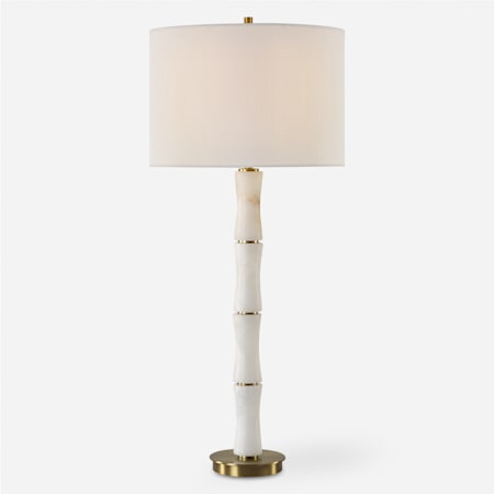 Uttermost Unify 33" Tall Buffet Table Lamp Alabaster
