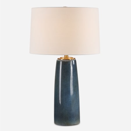 Uttermost Submerged 27" Tall Buffet Table Lamp Deep Blue