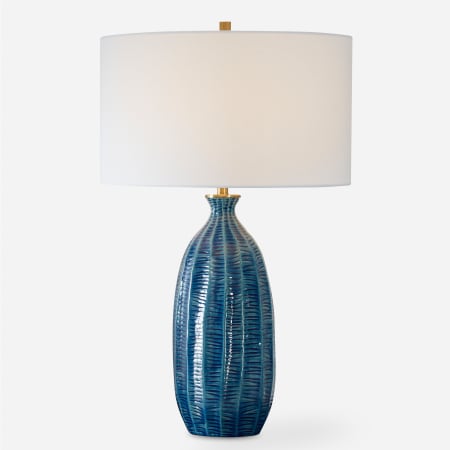 Uttermost Bixby 29" Tall Buffet Table Lamp Blue