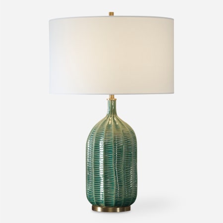 Uttermost Bixby 25" Tall Buffet Table Lamp Green