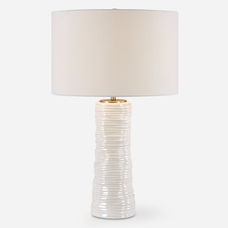 Uttermost Pavlova 28" Tall Buffet Table Lamp Glossy White
