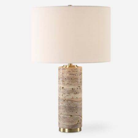 Uttermost Cortado 24" Tall Buffet Table Lamp Travertine