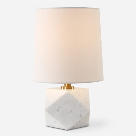 Uttermost A Cut Above 15" Tall Buffet Table Lamp White
