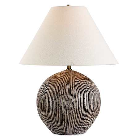 Uttermost Sayre 26" Tall Vase Table Lamp Dark Brown / Black