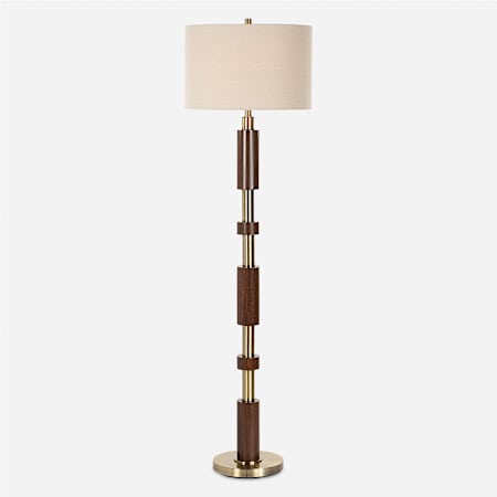 Uttermost Stacked 63" Tall Buffet Floor Lamp Multi-Colored