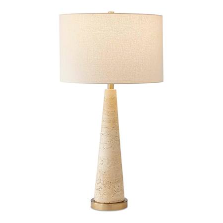 Uttermost Perkins 32" Tall Buffet Table Lamp Travertine