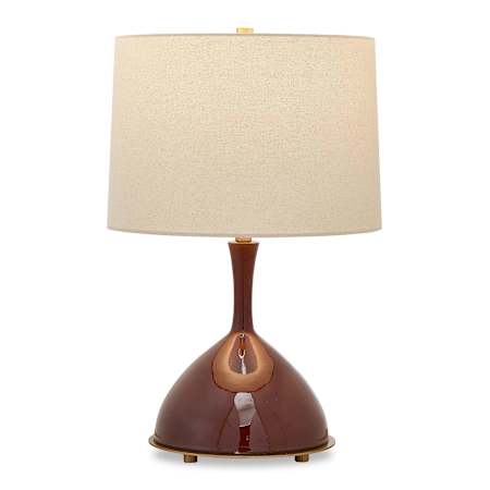 Uttermost Colette 25" Tall Vase Table Lamp Burgundy