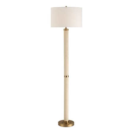 Uttermost Wessex 66" Tall Torchiere Floor Lamp White