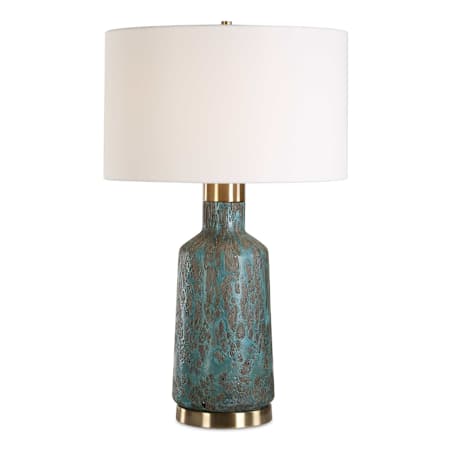 Uttermost Dauphine 27" Tall Buffet Table Lamp Teal