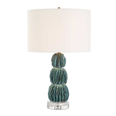 Uttermost Bonaire 25" Tall Buffet Table Lamp Teal