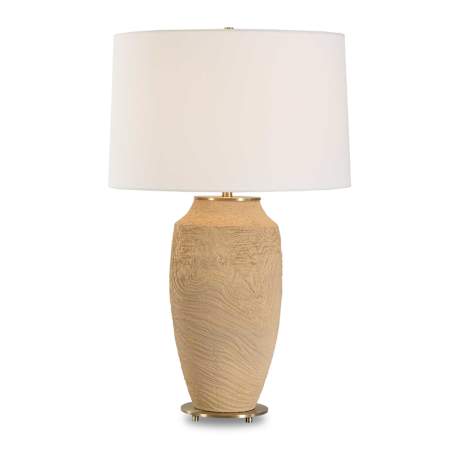 Uttermost Sandstone Flow 29" Tall Vase Table Lamp Terracotta