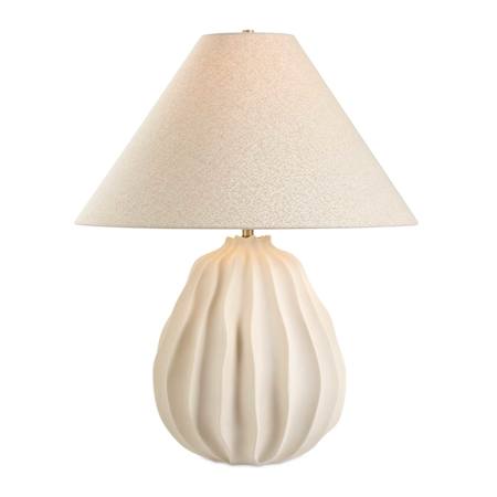 Uttermost Javary 28" Tall Vase Table Lamp Matte Beige