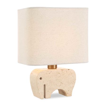Uttermost Tusk 11" Tall Novelty Table Lamp Travertine