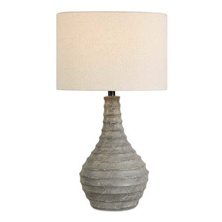 Uttermost Stratum 27" Tall Vase Table Lamp Gray / Dark Bronze