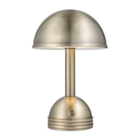 Uttermost Breece 11" Tall Rechargeable LED Column Table Lamp Bronze / Gold