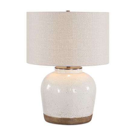 Uttermost Jarret 23" Tall Accent Table Lamp Brown / White