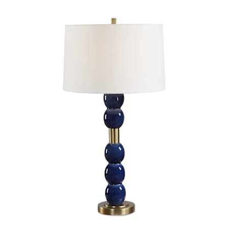 Uttermost Bellore 31" Tall Accent Table Lamp Blue
