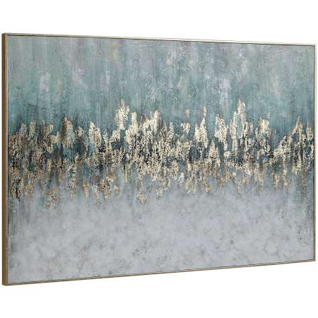 Uttermost Divide 41" x 61" Framed Abstract Painting Multicolored