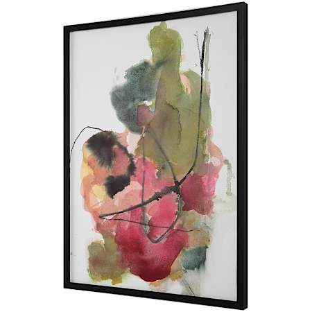 Uttermost Euphoria 53" x 39" Framed Floral Painting Multicolored