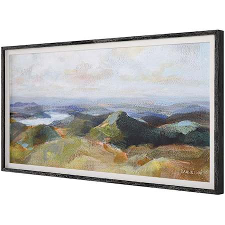 Uttermost Above 28" x 52" Framed Landscapes Graphic Print Multicolored