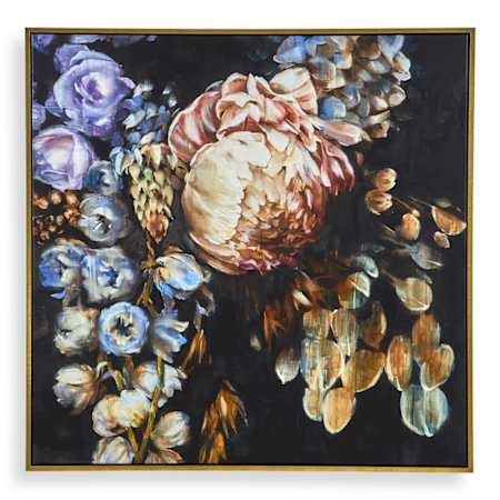 Uttermost Natural Wonder 50" x 50" Framed Floral Painting Multicolored