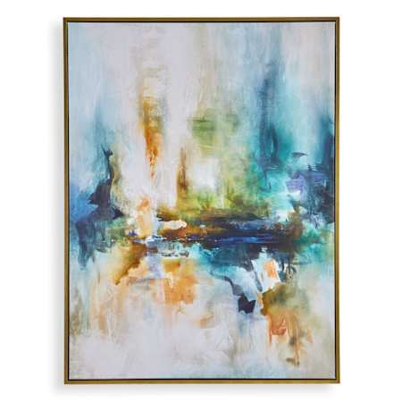 Uttermost Excursion 56" x 42" Framed Abstract Painting Multicolored