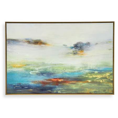 Uttermost Textured 42" x 62" Framed Landscapes Painting Multicolored