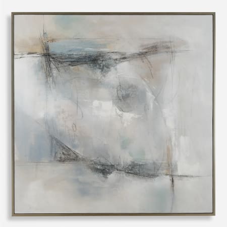 Uttermost Contort 62" x 62" Framed Abstract Painting Gray