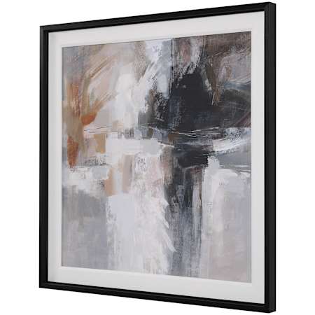 Uttermost Wings Neutral 43" x 43" Framed Abstract Painting Multicolored