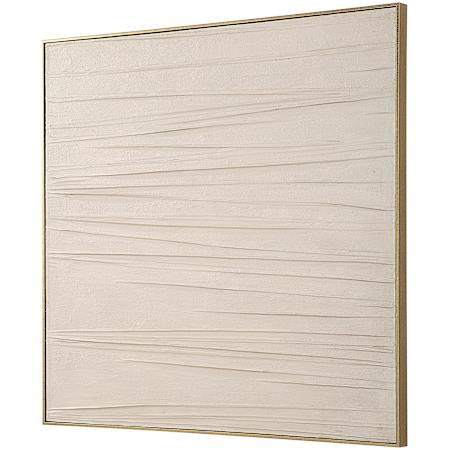 Uttermost Walking The Line 49" x 49" Framed Abstract Painting Multicolored