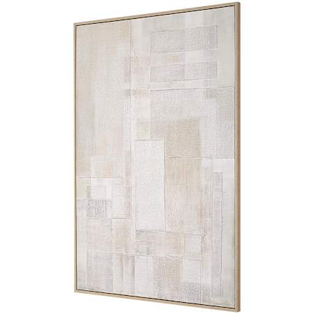 Uttermost Erase 74" x 50" Framed Abstract Painting Multicolored