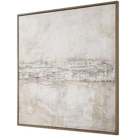 Uttermost Desert Oasis 52" x 52" Framed Abstract Painting Multicolored