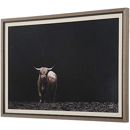 Uttermost King Of The Hill 28" x 40" Framed Animals Graphic Print Multicolored