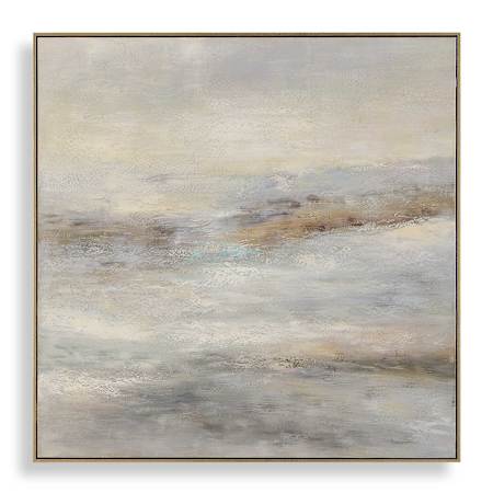 Uttermost Say When 49" x 49" Framed Abstract Painting Brown