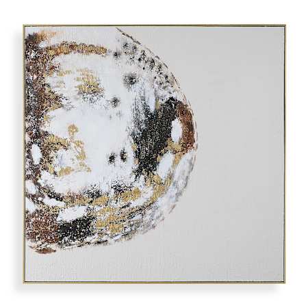 Uttermost Moon Landing 61" x 61" Framed Space Painting Multi