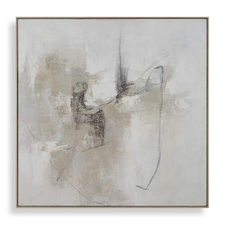 Uttermost Still Crossing 51" x 51" Framed Abstract Painting Multi
