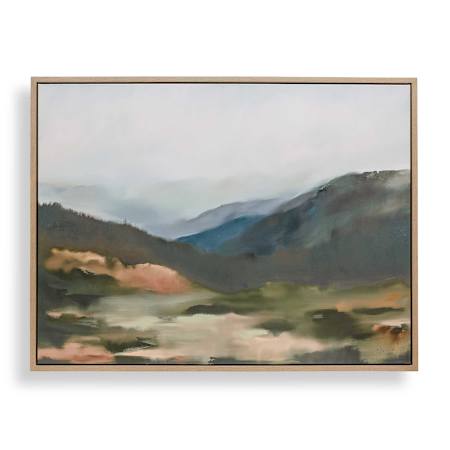 Uttermost Fading Memory 42" x 32" Framed Landscapes Painting Multi