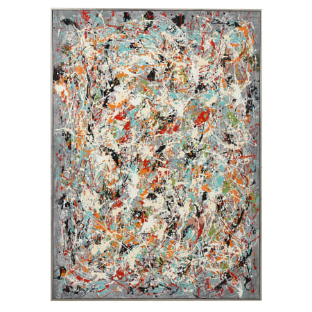 Uttermost Organized Chaos 61" x 45" Framed Hand Painted Abstract Painting Multi-Colored